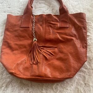 Vintage Nardelli Made In Italy Tote Butter Soft Leather